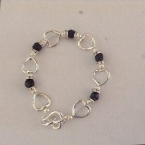 Hole in the heart bracelet